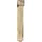 Ekena Millwork Traditional Arts and Crafts Rough Sawn Bracket w/ Offset Brace, Douglas Fir, 6"W x 32"D x 38"H BKT0604X32X38TRA03RDF - alternate 3